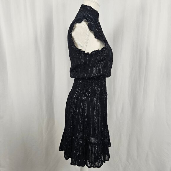 Elan - Size: M - Striped Ruffle Dress - Picture 2 of 6